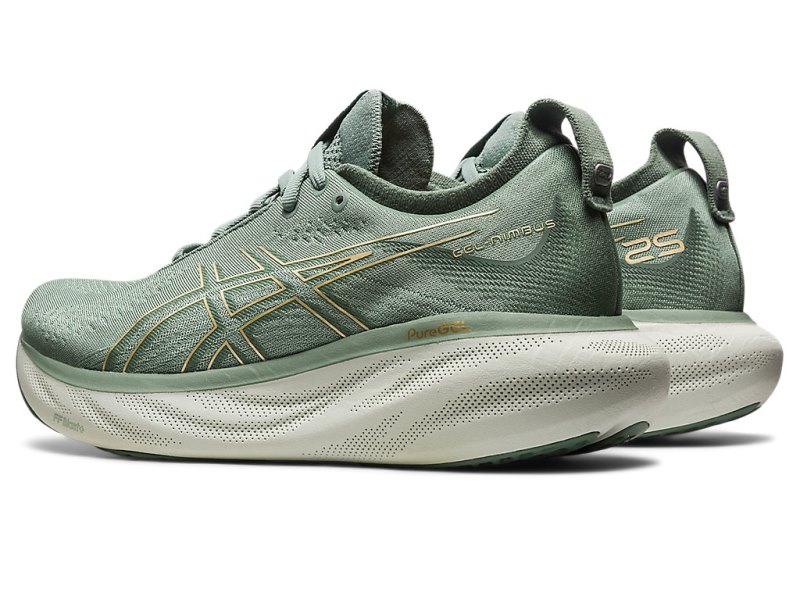 Asics Gel-nimbus 25 Tekaški Čevlji Ženske Sive Rumene | SI6041-878