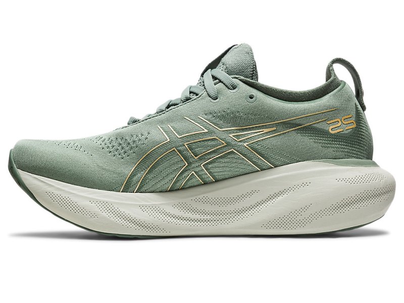 Asics Gel-nimbus 25 Tekaški Čevlji Ženske Sive Rumene | SI6041-878