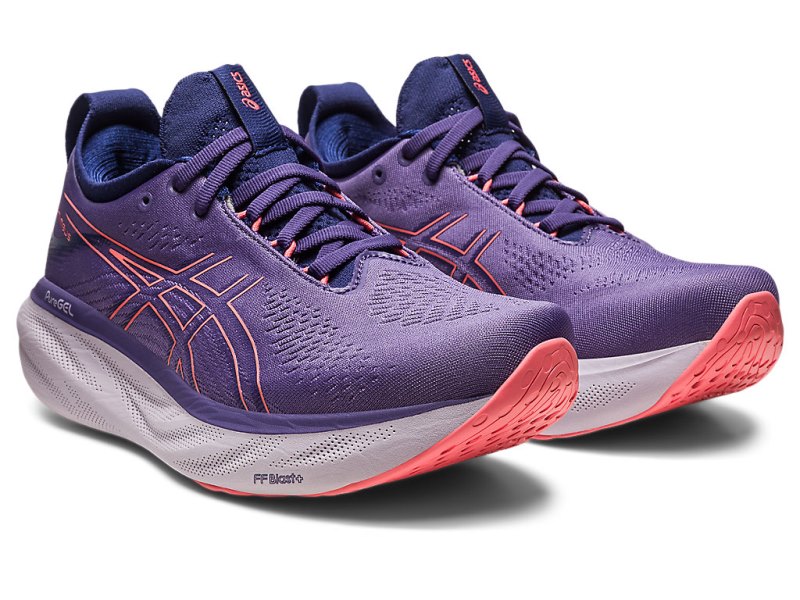 Asics Gel-nimbus 25 Tekaški Čevlji Ženske Vijolične Koralne | SI9393-319