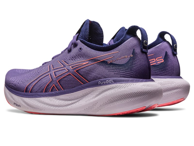 Asics Gel-nimbus 25 Tekaški Čevlji Ženske Vijolične Koralne | SI9393-319