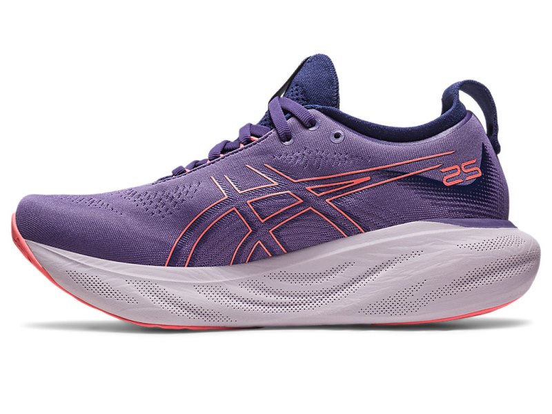 Asics Gel-nimbus 25 Tekaški Čevlji Ženske Vijolične Koralne | SI9393-319