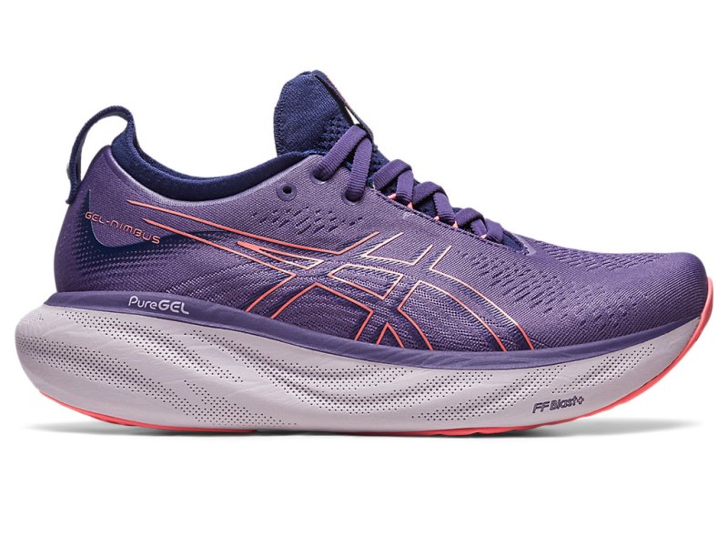 Asics Gel-nimbus 25 Tekaški Čevlji Ženske Vijolične Koralne | SI9393-319