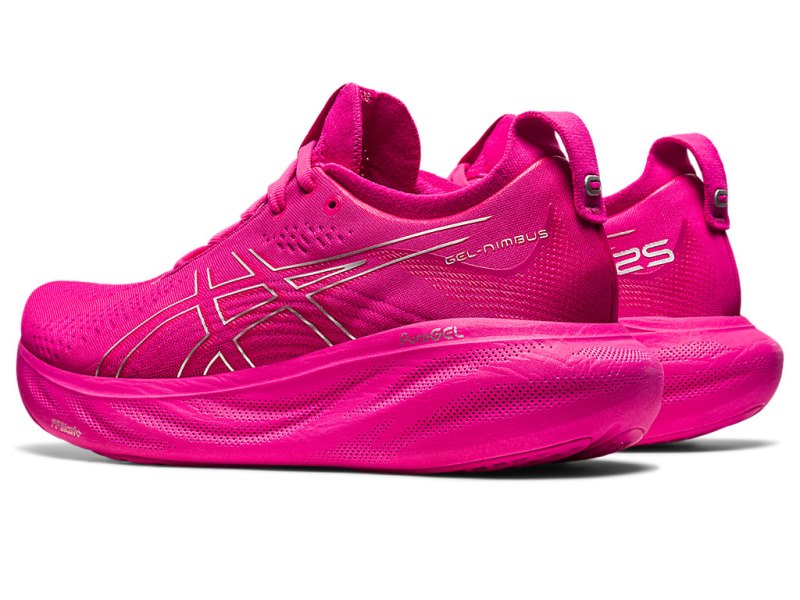 Asics Gel-nimbus 25 Tekaški Čevlji Ženske Roza Srebrne | SI9669-425