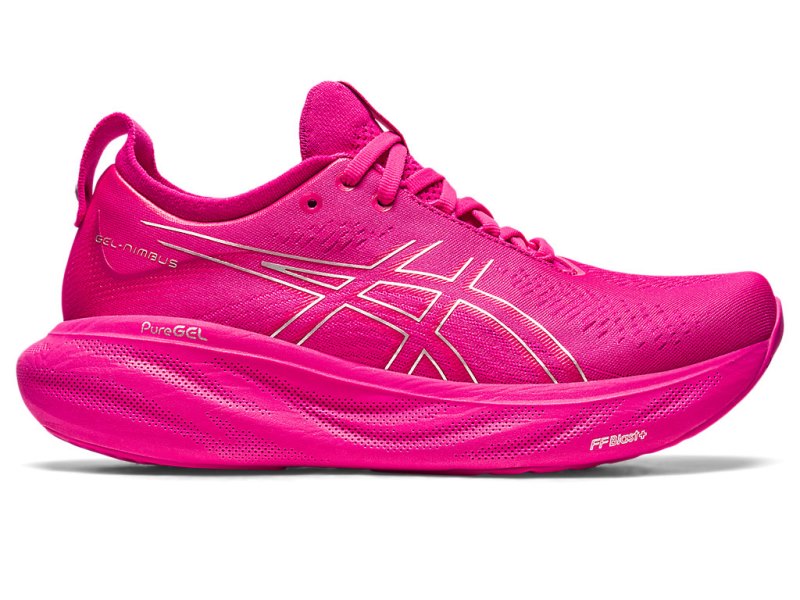 Asics Gel-nimbus 25 Tekaški Čevlji Ženske Roza Srebrne | SI9669-425