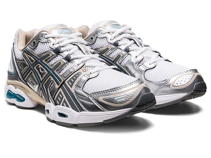 Asics Gel-nimbus 9 Superge Ženske Bele Sive | SI6235-329