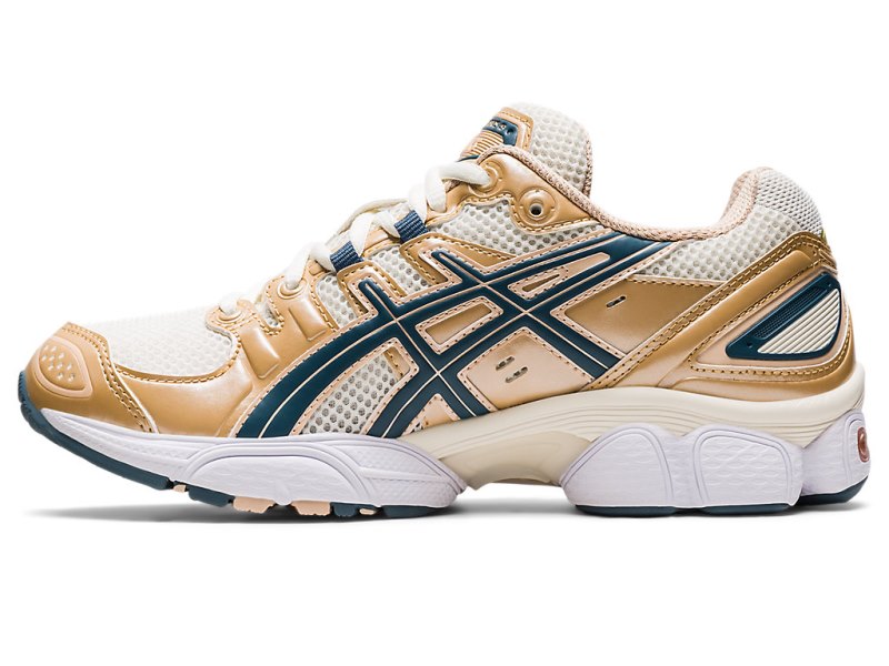 Asics Gel-nimbus 9 Superge Ženske Kremna Sive Modre | SI4956-891