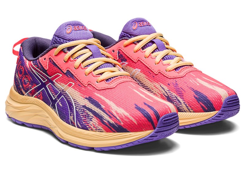 Asics Gel-noosa Tri 13 Športne Superge Otroški Koralne Bele | SI7804-346