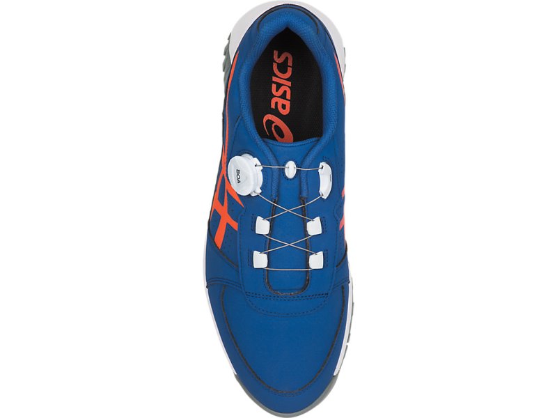 Asics Gel-preshot BOA Čevlji Za Golf Moški Kraljevsko Modra Oranžne | SI2975-110