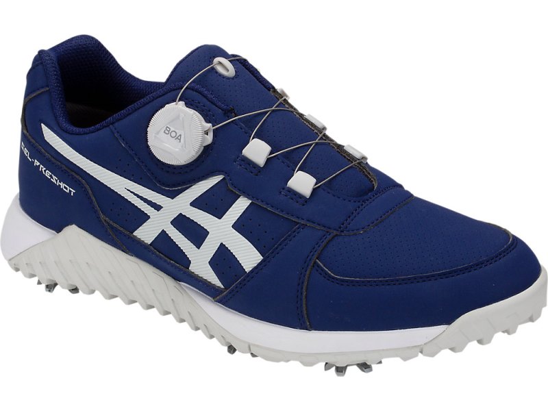 Asics Gel-preshot BOA Čevlji Za Golf Moški Temno Modre Sive | SI6157-521