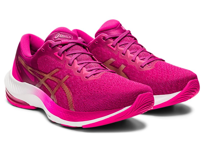 Asics Gel-pulse 13 Tekaški Čevlji Ženske Fuksije Rdeče Rumene | SI7854-979