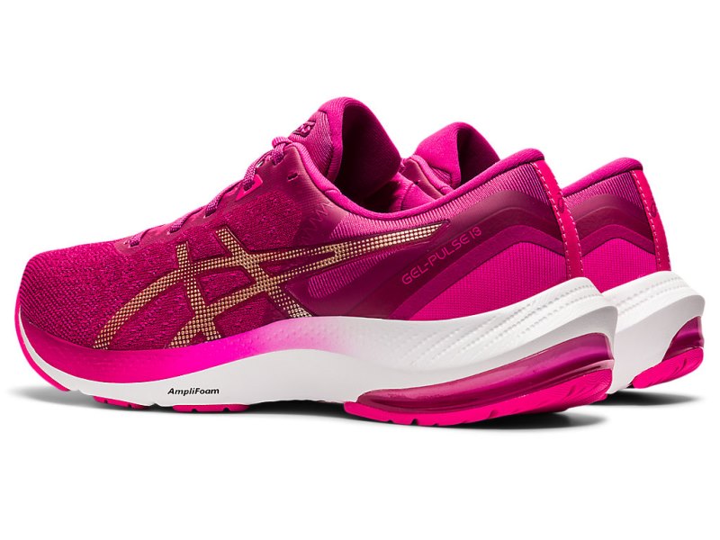 Asics Gel-pulse 13 Tekaški Čevlji Ženske Fuksije Rdeče Rumene | SI7854-979