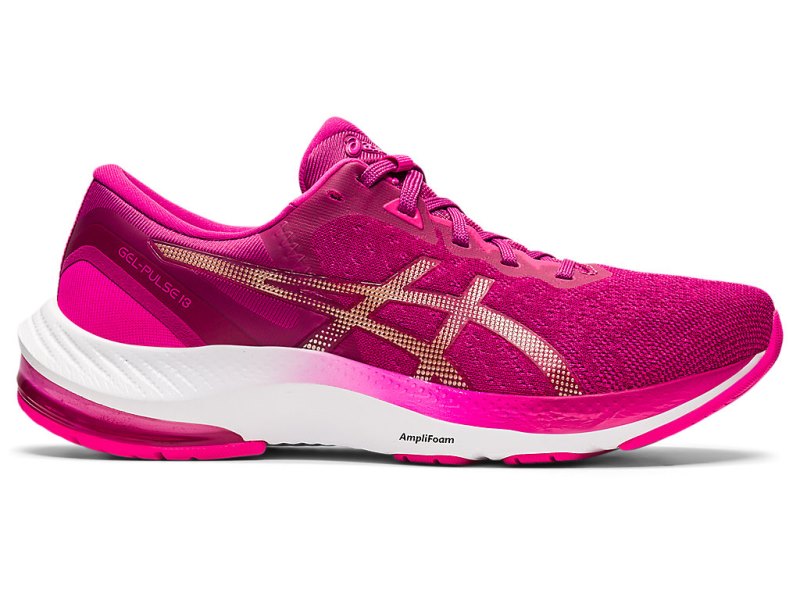 Asics Gel-pulse 13 Tekaški Čevlji Ženske Fuksije Rdeče Rumene | SI7854-979