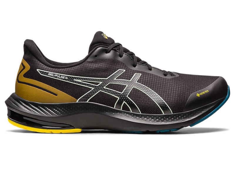 Asics Gel-pulse 14 GTX Tekaški Čevlji Moški Črne Zelene | SI7843-145