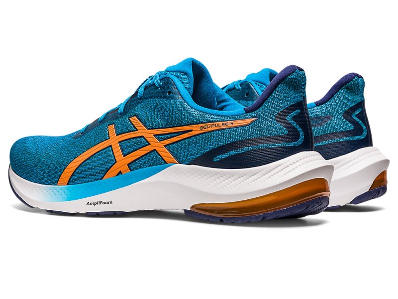 Asics Gel-pulse 14 Tekaški Čevlji Moški Modre Oranžne | SI5638-304