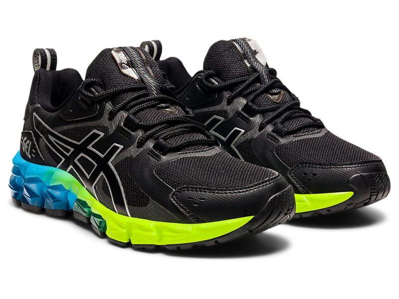 Asics Gel-quantum 180 6 Športne Superge Otroški Črne Modre | SI4963-926