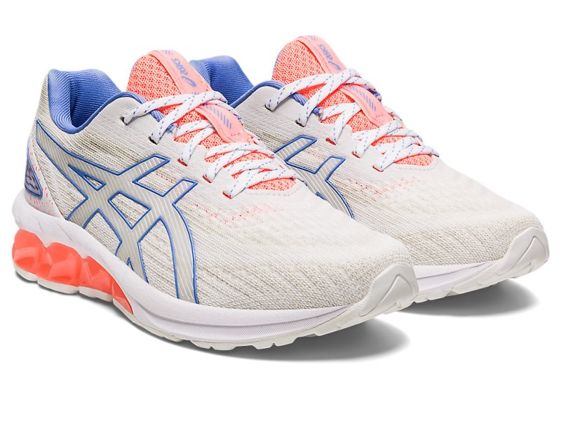 Asics Gel-quantum 180 VII Športne Superge Otroški Bele Oranžne Koralne | SI1029-945