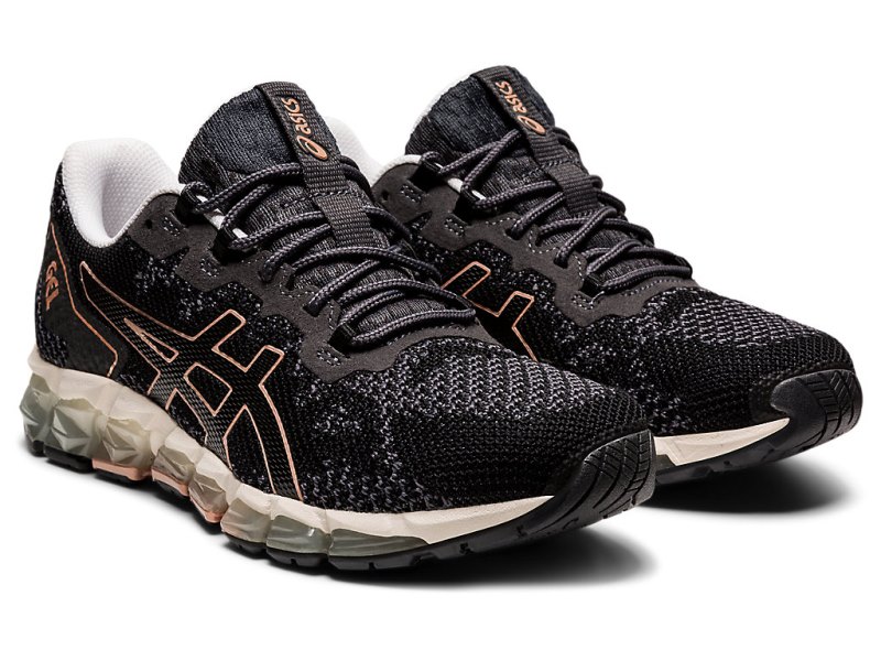 Asics Gel-quantum 360 6 Knit Superge Ženske Črne Sive | SI5467-445