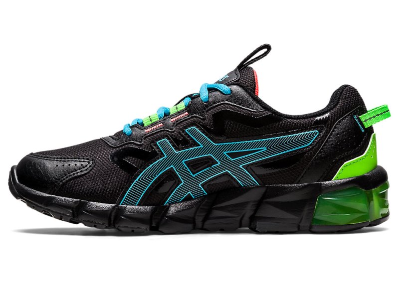 Asics Gel-quantum 90 3 Športne Superge Otroški Črne Svetlo Turkizna | SI4019-458