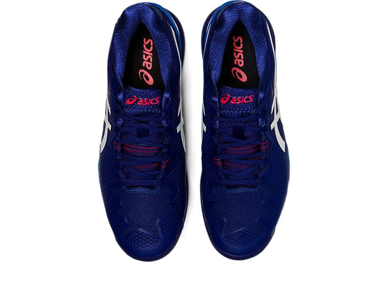 Asics Gel-resolution 8 (2E) Teniški Copati Moški Modre Bele | SI5772-387