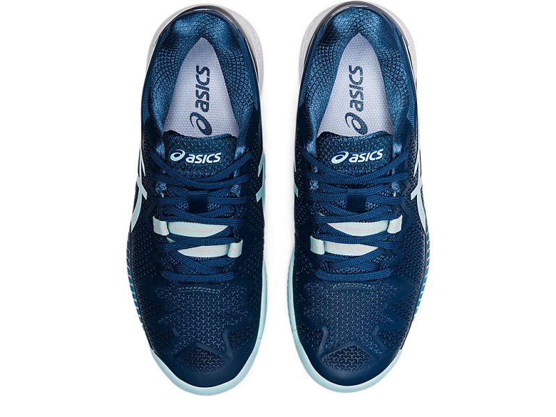 Asics Gel-resolution 8 Clay Teniški Copati Ženske Svetlo Indigo Modre | SI3942-426