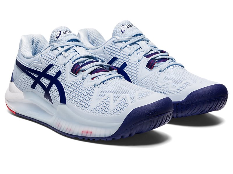 Asics Gel-resolution 8 (D) Teniški Copati Ženske Svetlo Modre Modre | SI6467-592