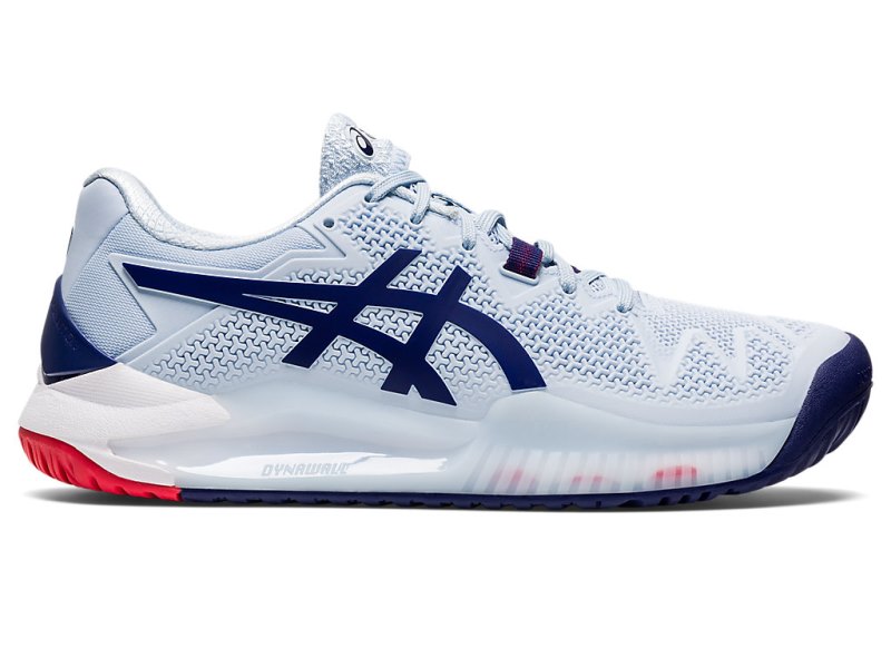 Asics Gel-resolution 8 (D) Teniški Copati Ženske Svetlo Modre Modre | SI6467-592