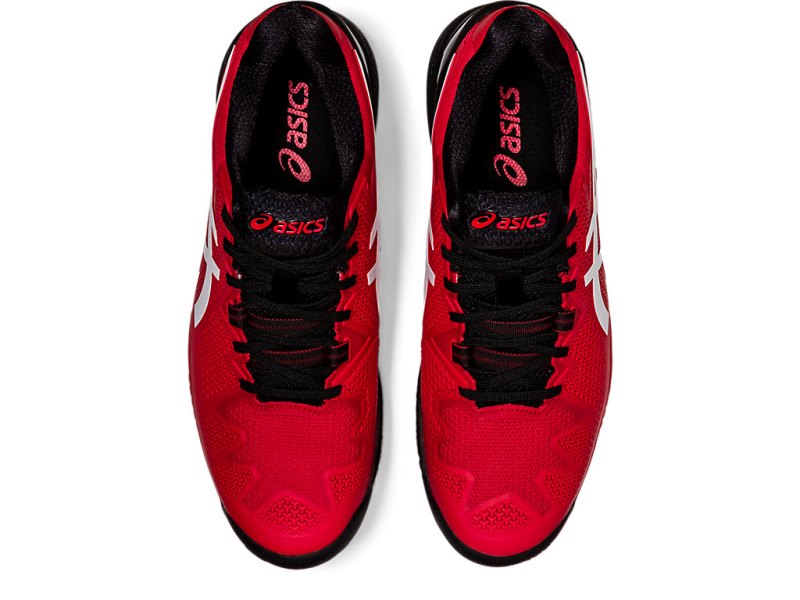 Asics Gel-resolution 8 Teniški Copati Moški Rdeče Bele | SI1820-486