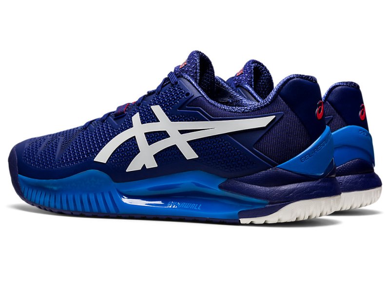 Asics Gel-resolution 8 Teniški Copati Moški Modre Bele | SI7875-617