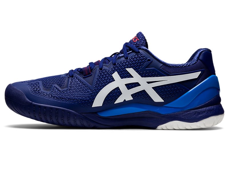 Asics Gel-resolution 8 Teniški Copati Moški Modre Bele | SI7875-617