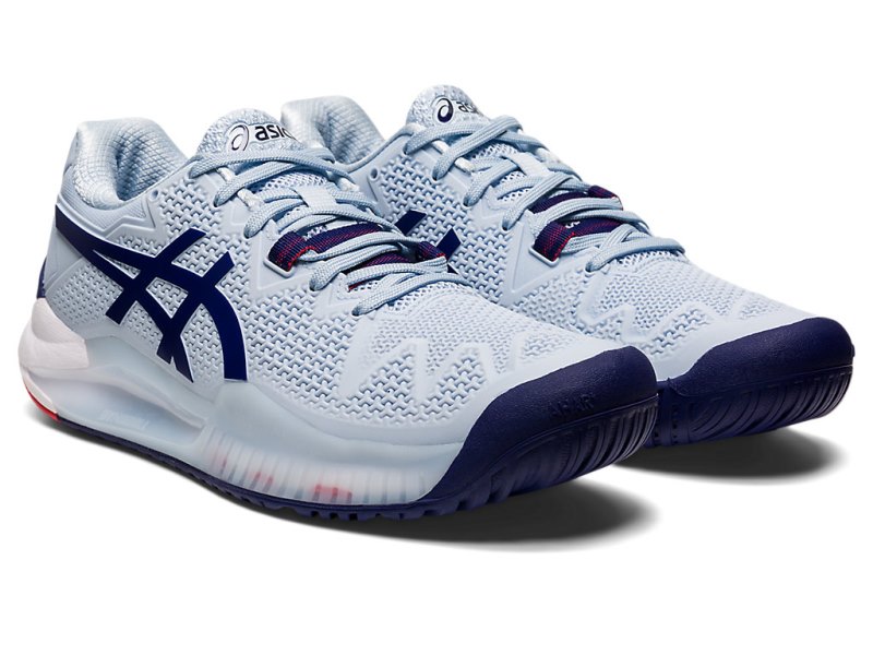 Asics Gel-resolution 8 Teniški Copati Ženske Svetlo Modre Modre | SI9455-050