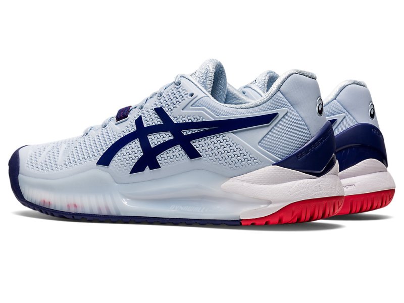 Asics Gel-resolution 8 Teniški Copati Ženske Svetlo Modre Modre | SI9455-050