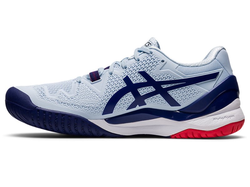 Asics Gel-resolution 8 Teniški Copati Ženske Svetlo Modre Modre | SI9455-050