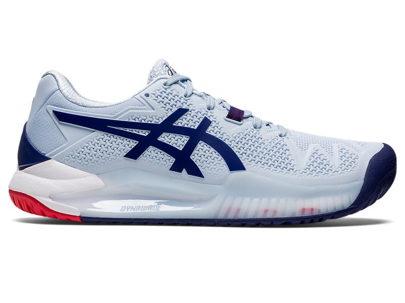 Asics Gel-resolution 8 Teniški Copati Ženske Svetlo Modre Modre | SI9455-050