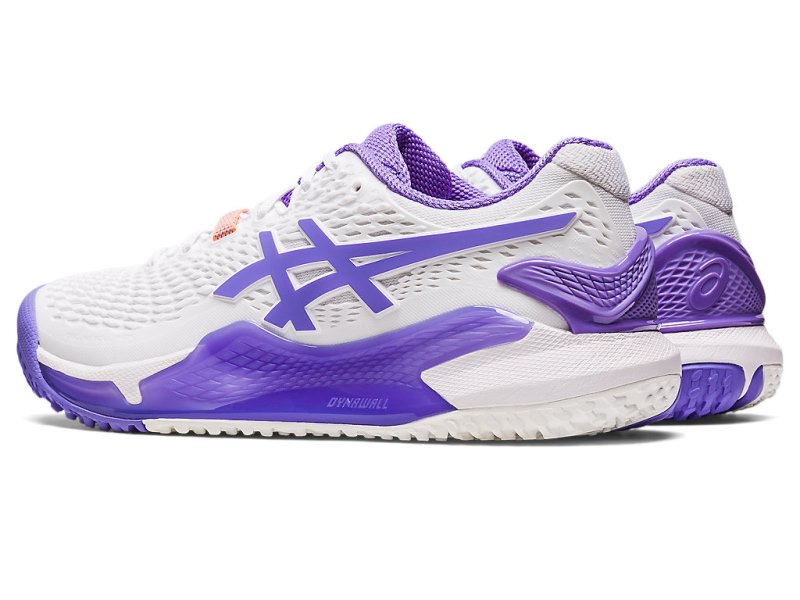 Asics Gel-resolution 9 OC Teniški Copati Ženske Bele Vijolične | SI0467-034