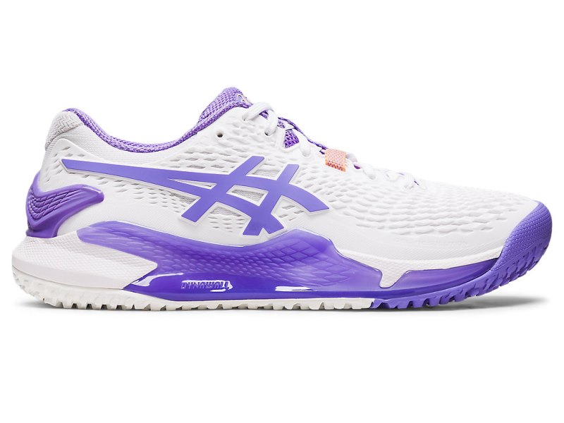 Asics Gel-resolution 9 OC Teniški Copati Ženske Bele Vijolične | SI0467-034