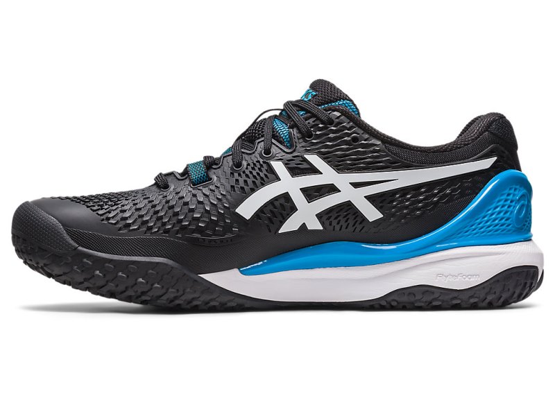 Asics Gel-resolution 9 OC Teniški Copati Moški Črne Bele | SI0503-688