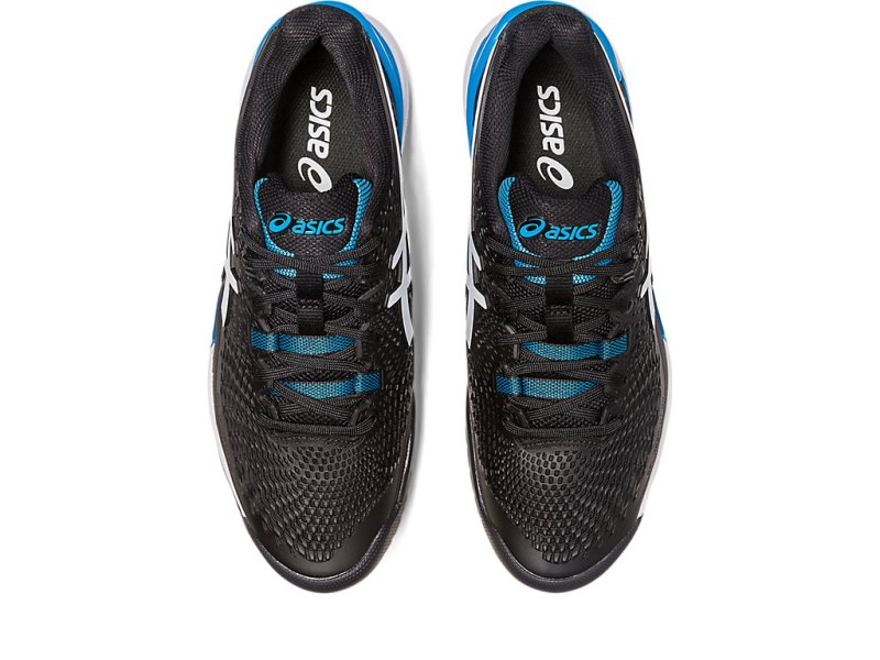 Asics Gel-resolution 9 Teniški Copati Moški Črne Bele | SI2706-488