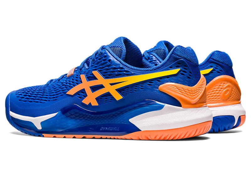 Asics Gel-resolution 9 Teniški Copati Moški Modre Oranžne | SI5293-387