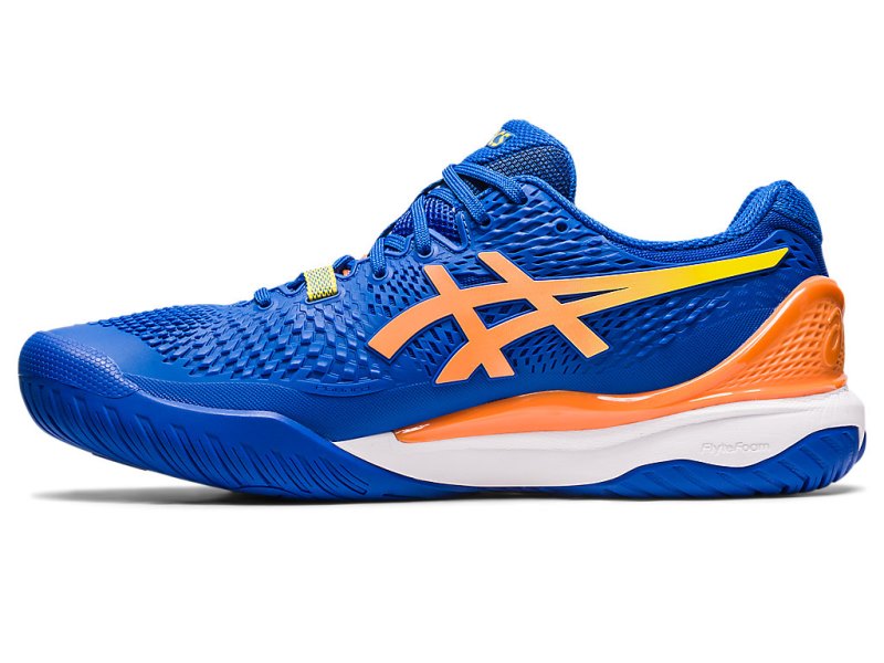 Asics Gel-resolution 9 Teniški Copati Moški Modre Oranžne | SI5293-387