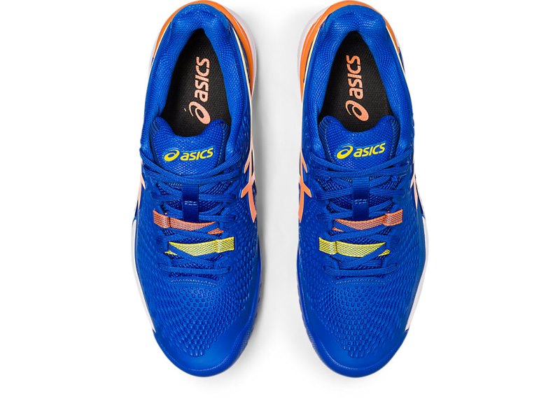 Asics Gel-resolution 9 Teniški Copati Moški Modre Oranžne | SI5293-387