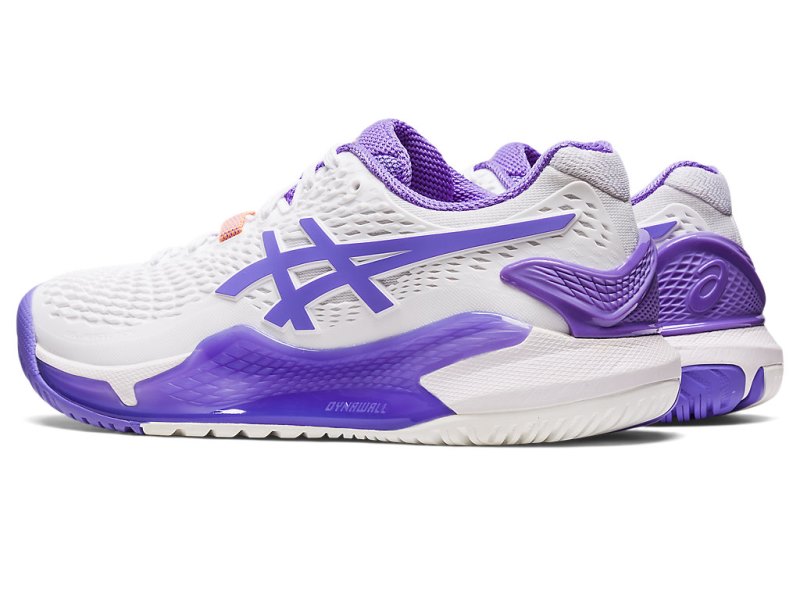 Asics Gel-resolution 9 Teniški Copati Ženske Bele Vijolične | SI5295-729