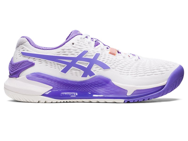 Asics Gel-resolution 9 Teniški Copati Ženske Bele Vijolične | SI5295-729