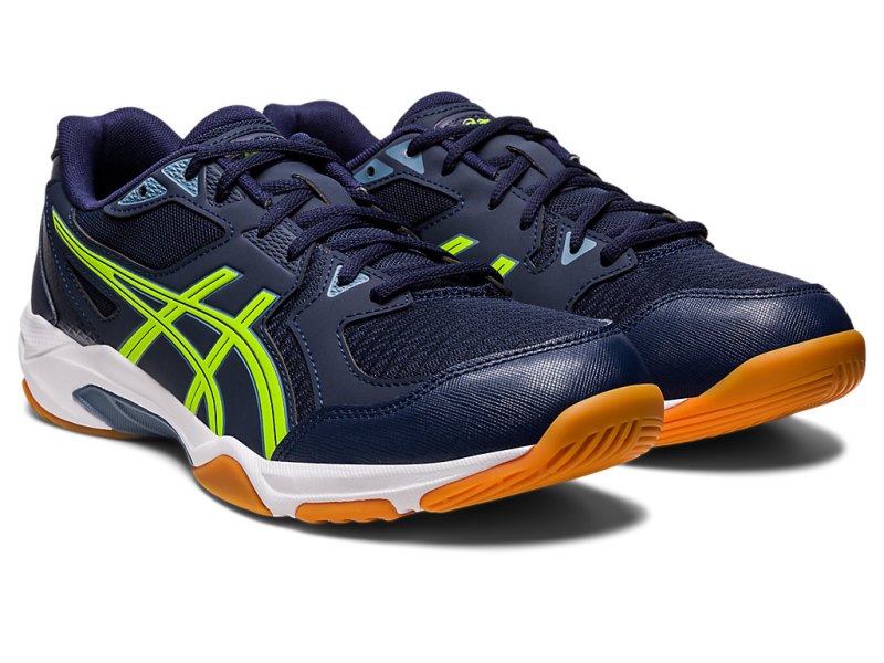 Asics Gel-rocket 10 (2E) Odbojkarski Čevlji Moški Črne Zelene | SI9418-380