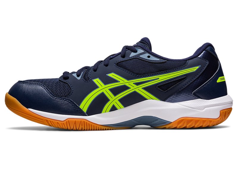 Asics Gel-rocket 10 (2E) Odbojkarski Čevlji Moški Črne Zelene | SI9418-380