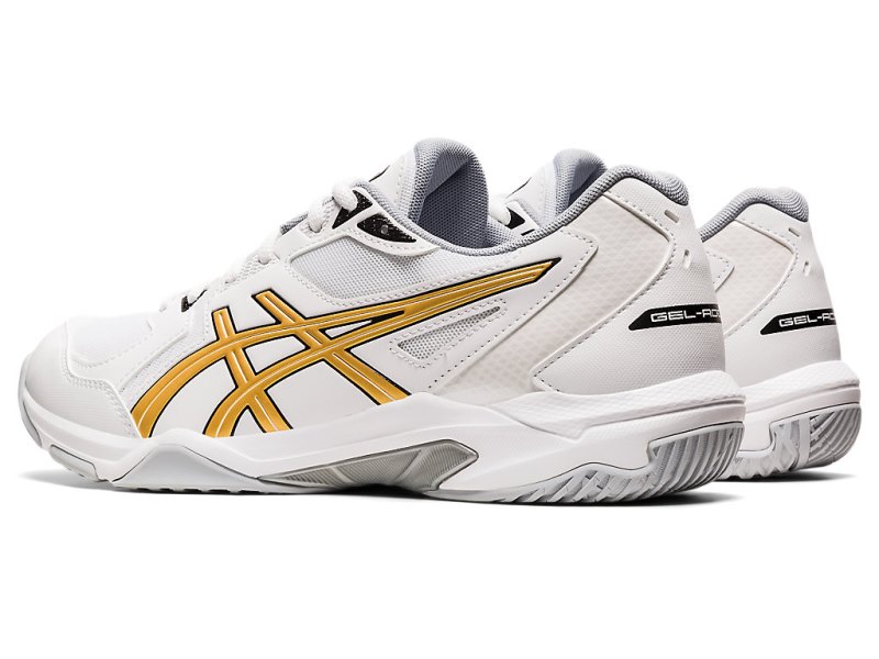 Asics Gel-rocket 10 Odbojkarski Čevlji Moški Bele Zlate | SI6860-345