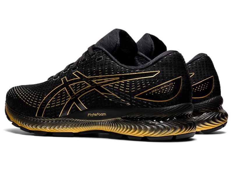 Asics Gel-saiun Tekaški Čevlji Moški Črne Zlate | SI0997-638