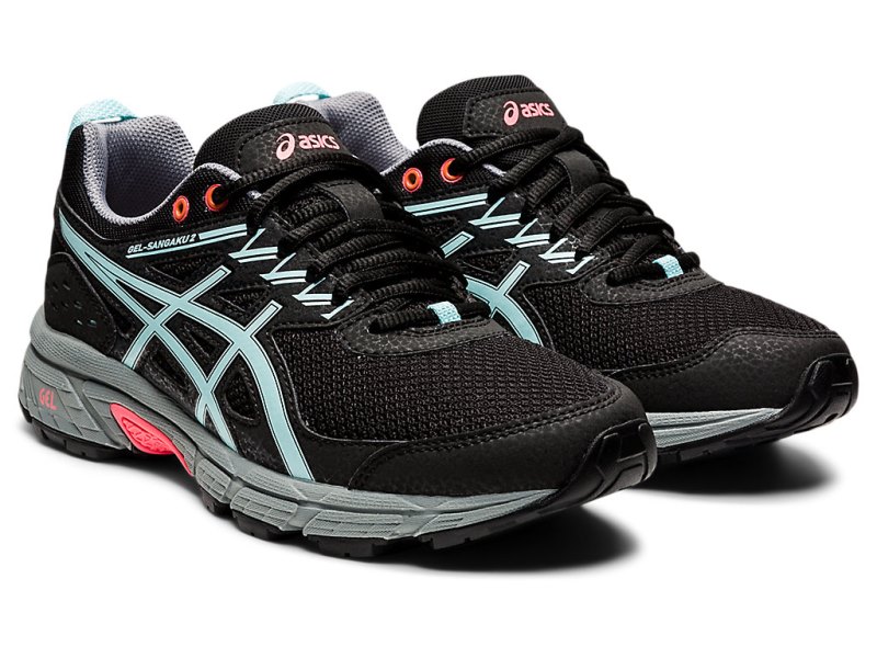 Asics Gel-sangaku 2 Tekaški Čevlji Ženske Črne Modre | SI7740-020