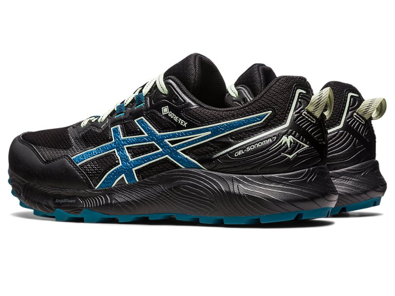 Asics Gel-sonoma 7 GTX Tekaški Čevlji Moški Črne Turkizna | SI6879-379