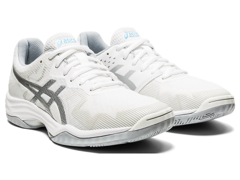 Asics Gel-tactic 2 Odbojkarski Čevlji Ženske Bele Svetlo Turkizna | SI2368-691