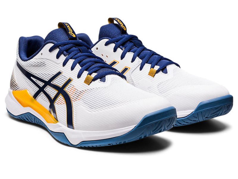 Asics Gel-tactic Odbojkarski Čevlji Moški Bele Temno | SI7914-580